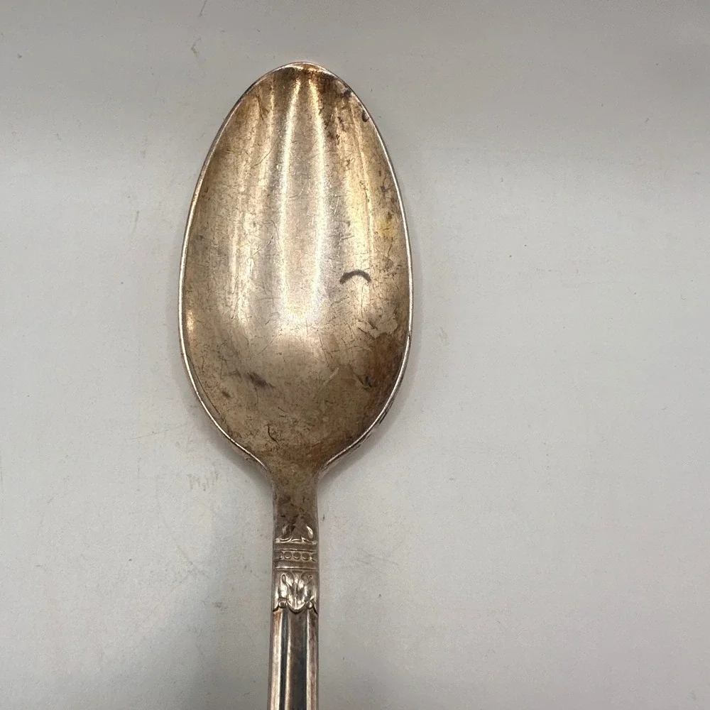 Holmes & Edwards Silver Danish Princess Inlaid IS Spoon Vintage Silverplate